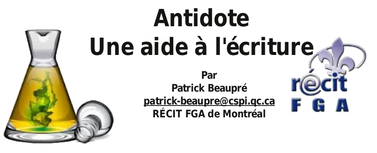 Antidote - Document de formation