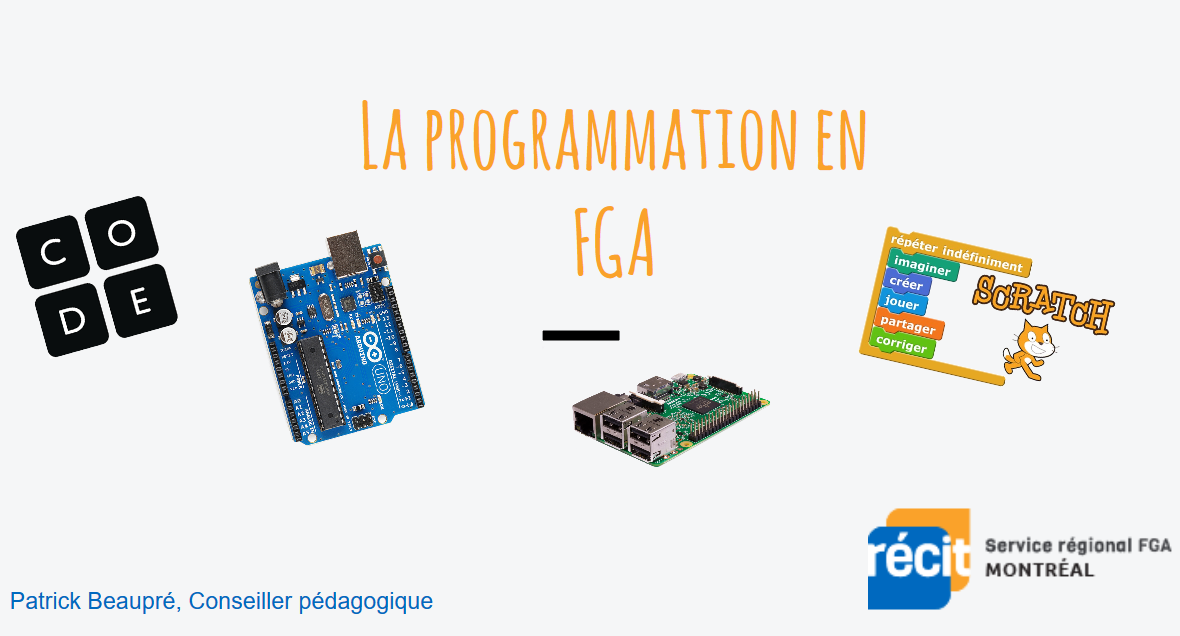 Programmation/Code | RECIT FGA et FP de Montréal